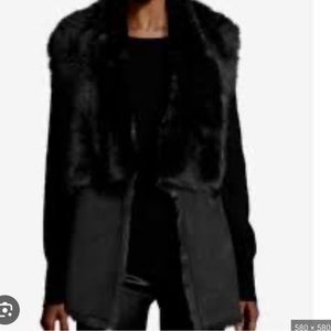 Scoop Faux Fur Shearling Vest